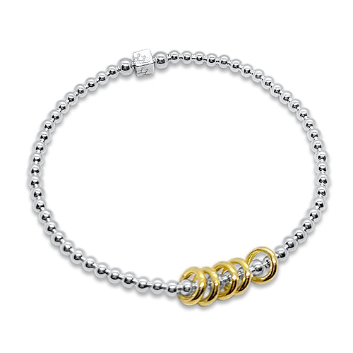 Sophia Gold Rings Bracelet