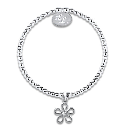 Edith Crystal Flower Bracelet