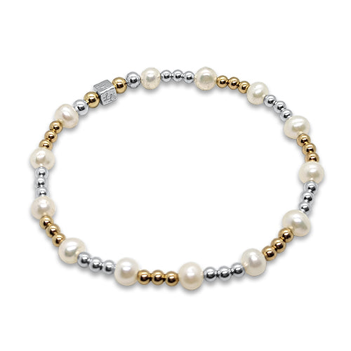 Mini Pearls Gold & Silver