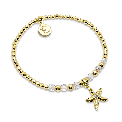 Laurena Gold Crystal Starfish