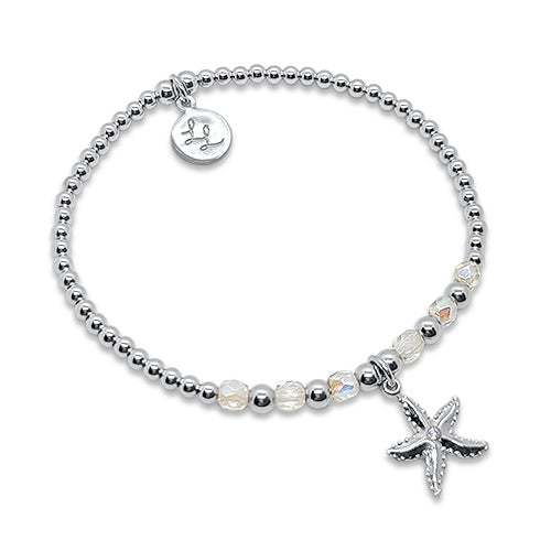 Laurena Silver Crystal Starfish