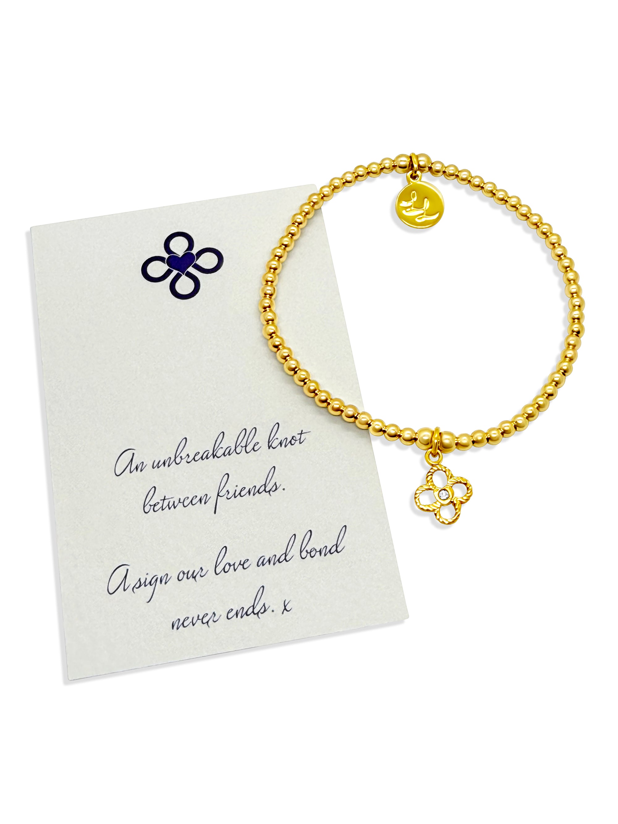 Gold Friendship Knot