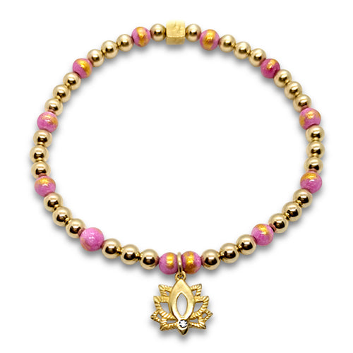 Pink & Gold Lotus