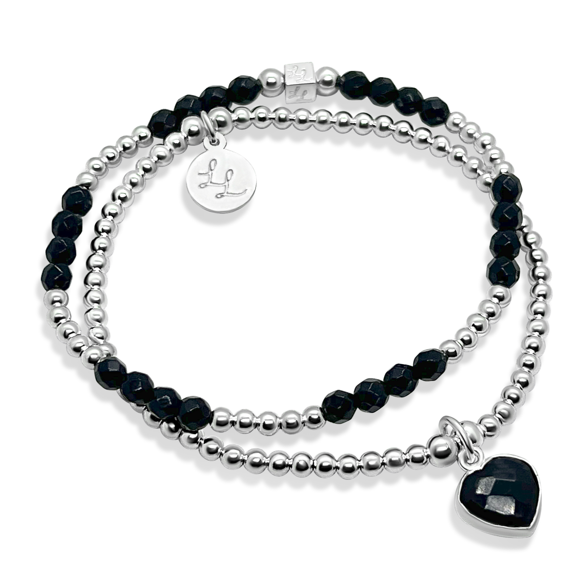 Gigi Black Onyx Heart