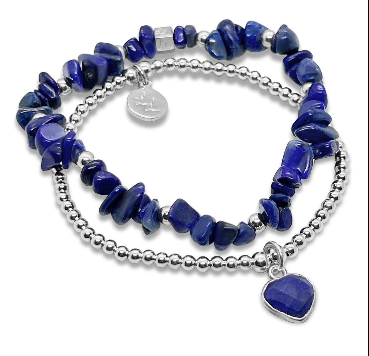 Palomas Lapis Heart 2 Stack