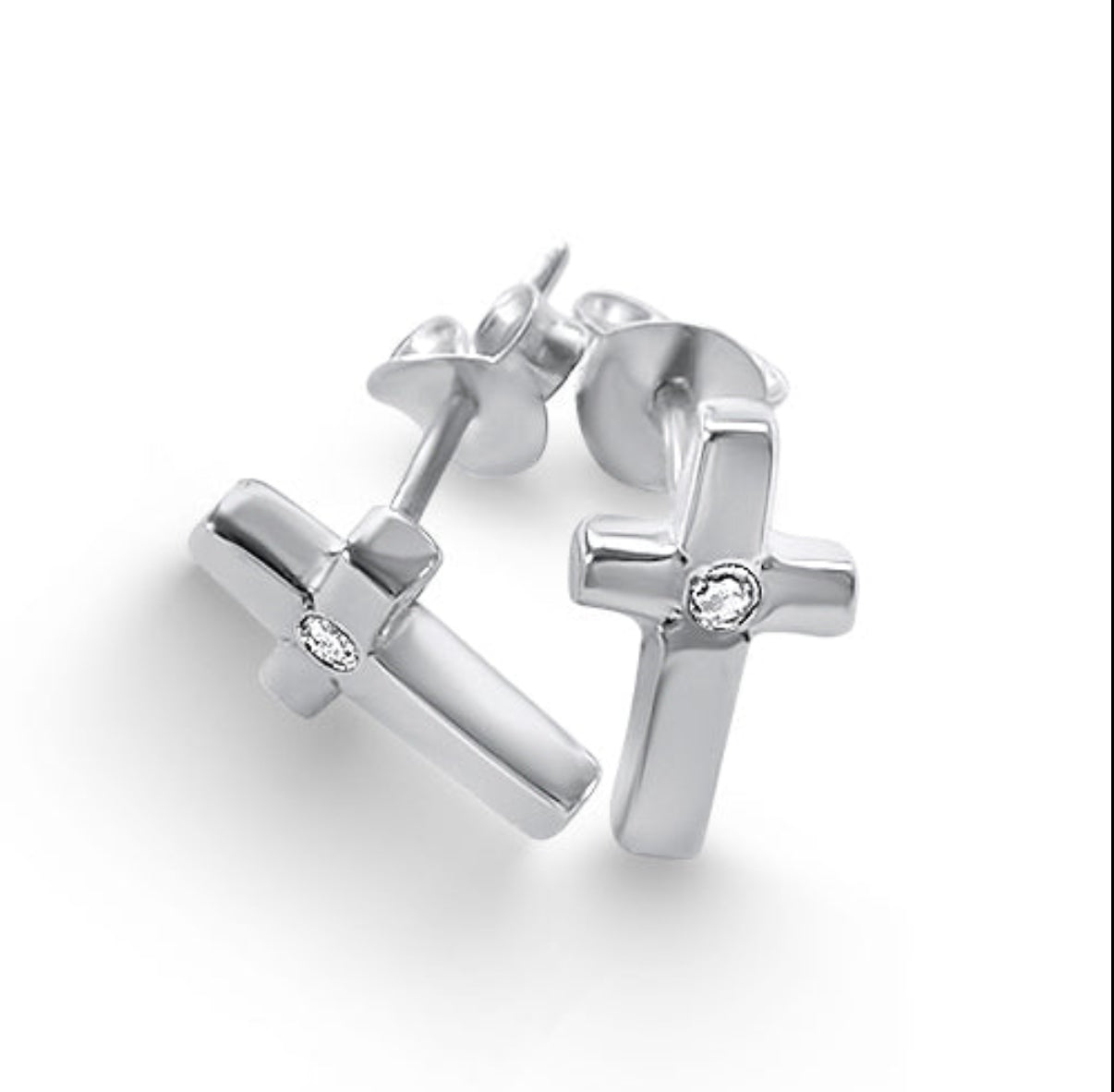 Cross Stud Earrings