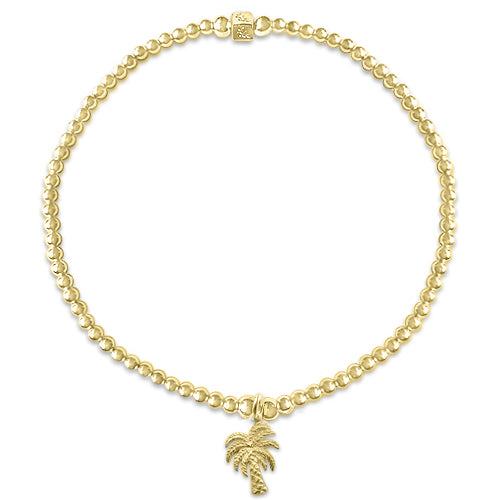 Gold Palm Tree Anklet