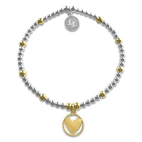 Cleo Yellow Gold Heart Bracelet