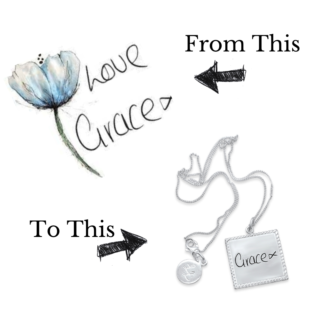 Mary Square Memory Necklace