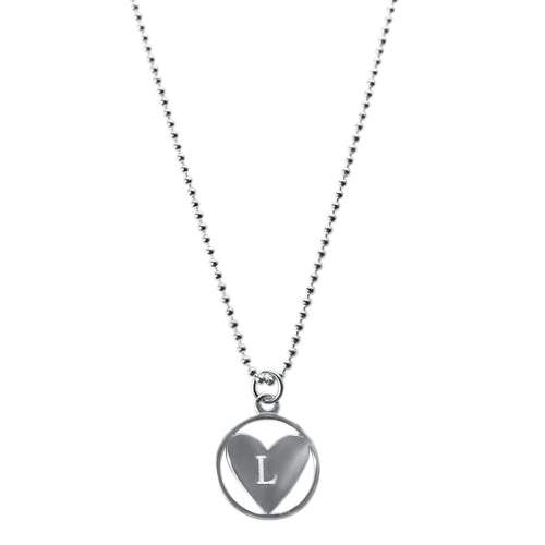 Personalised Heart Initial Necklace