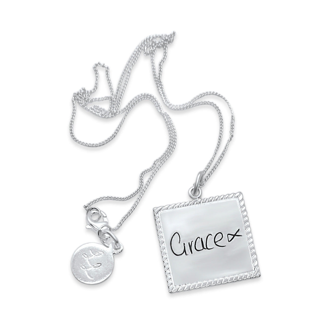 Mary Square Memory Necklace
