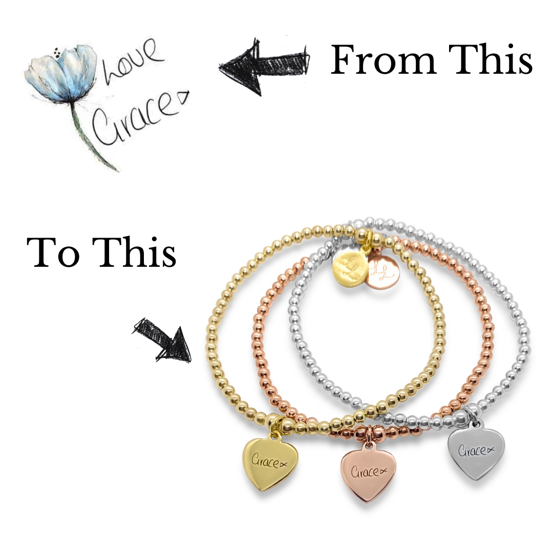 Mary Small Heart Memory Bracelet