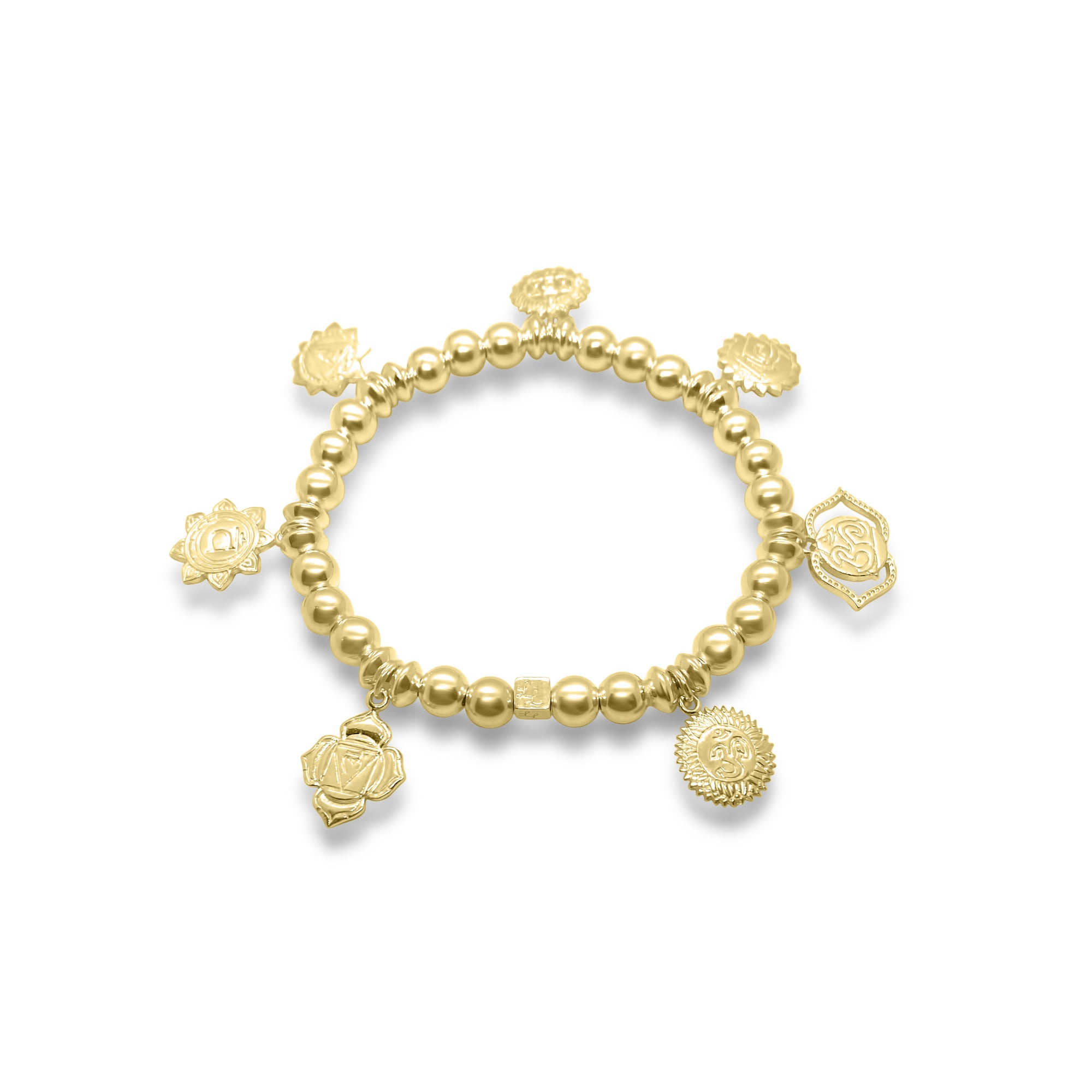 Gold 7 Chakra Bracelet
