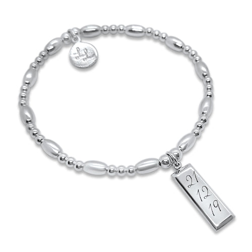 Florie Personalised Bar Bracelet