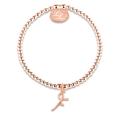 Maisie Initial Bracelet In Rose Gold