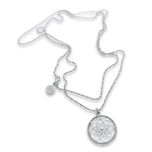 Misty Dreamcatcher Long Necklace