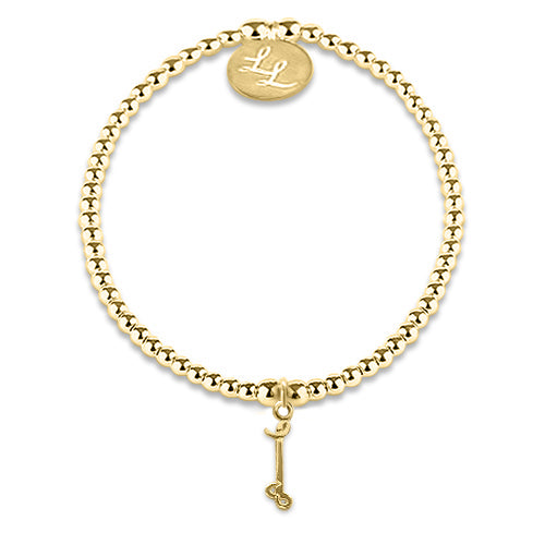 Maisie Initial Bracelet Gold